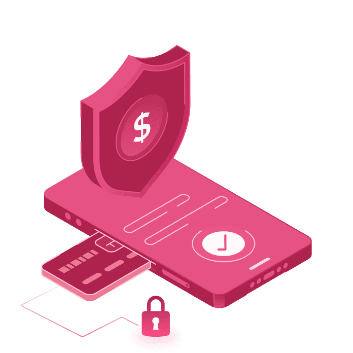 Bank deposit illustration